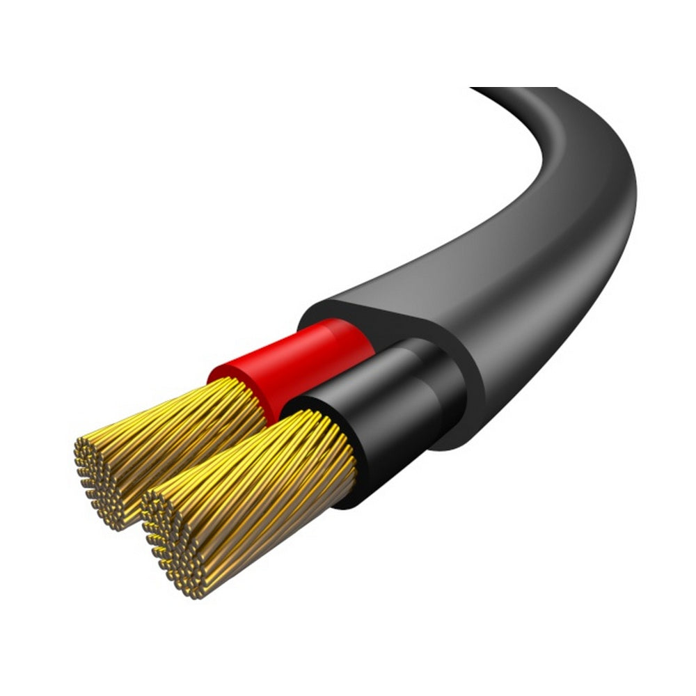 2 Core Flat Thin Wall Cable 4.5mm/11 AWG 42A - Select Reel Size