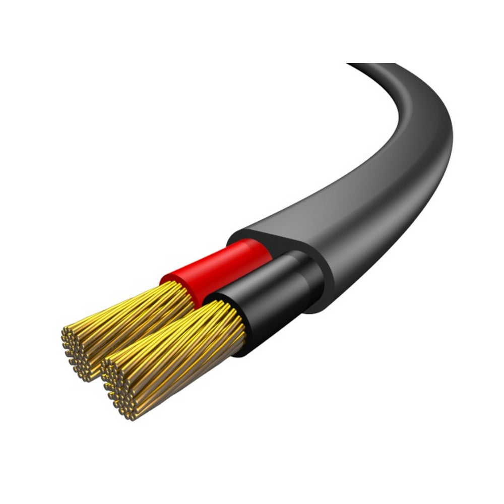 2 Core Flat Thin Wall Cable 3mm/13 AWG 33A - Select Reel Size