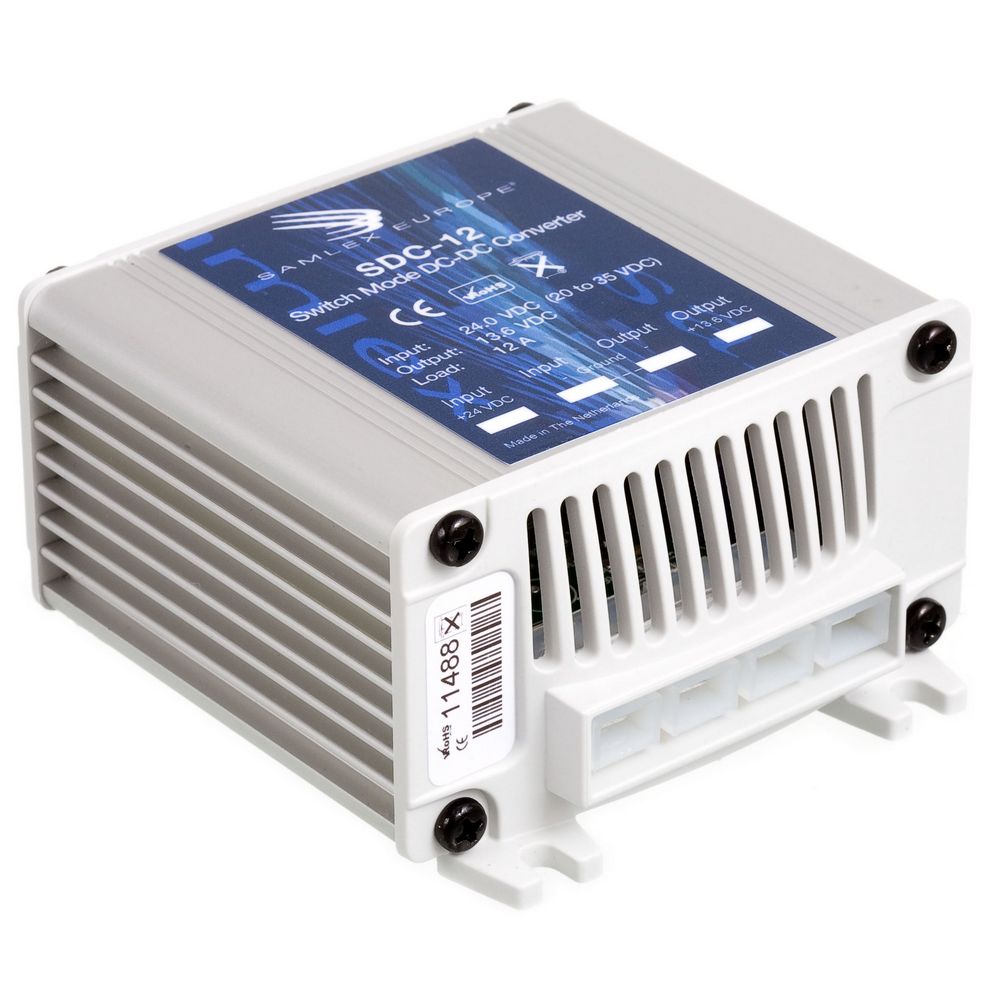 Samlex Step-Down Converter 24V>12V DC 12A