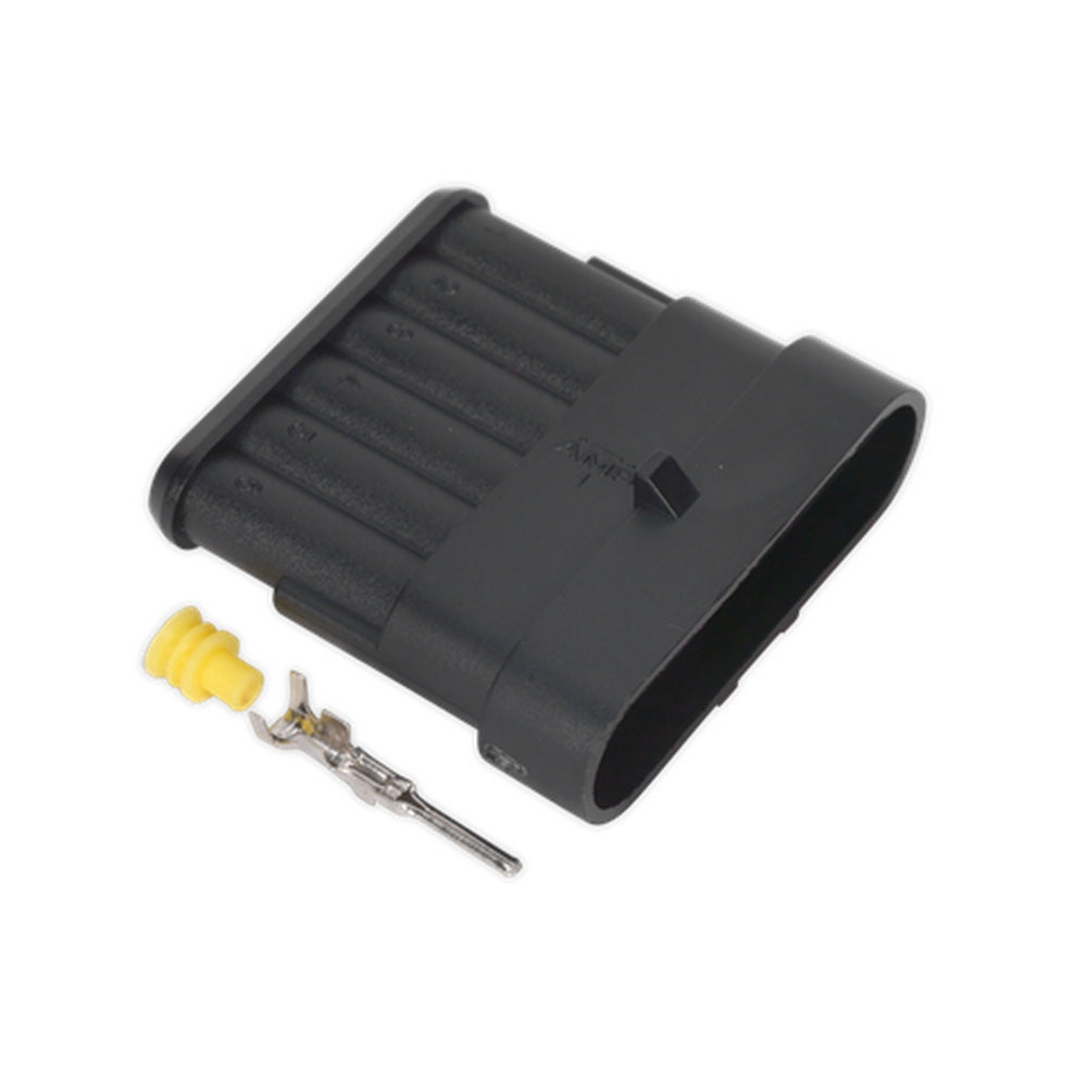 6 Way Male Superseal Connector 14A