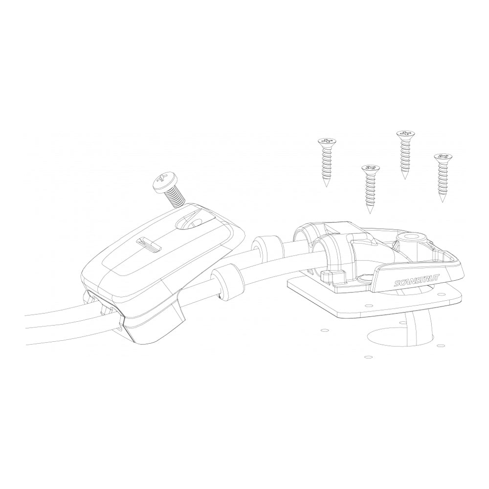 ScanStrut Horizontal Cable Seal - Install 2 Cables - Plastic (6-10mm Cable)