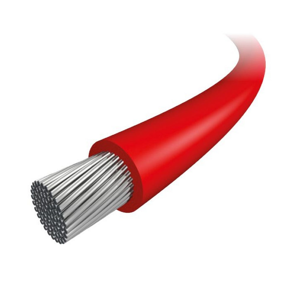 50MM BATTERY CABLE-RED-1M