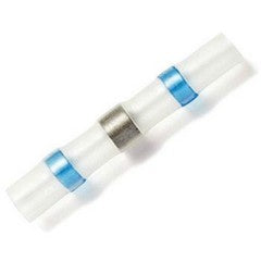 Blue Heat Shrink Solder Butt Splice - 1.5 - 3mm