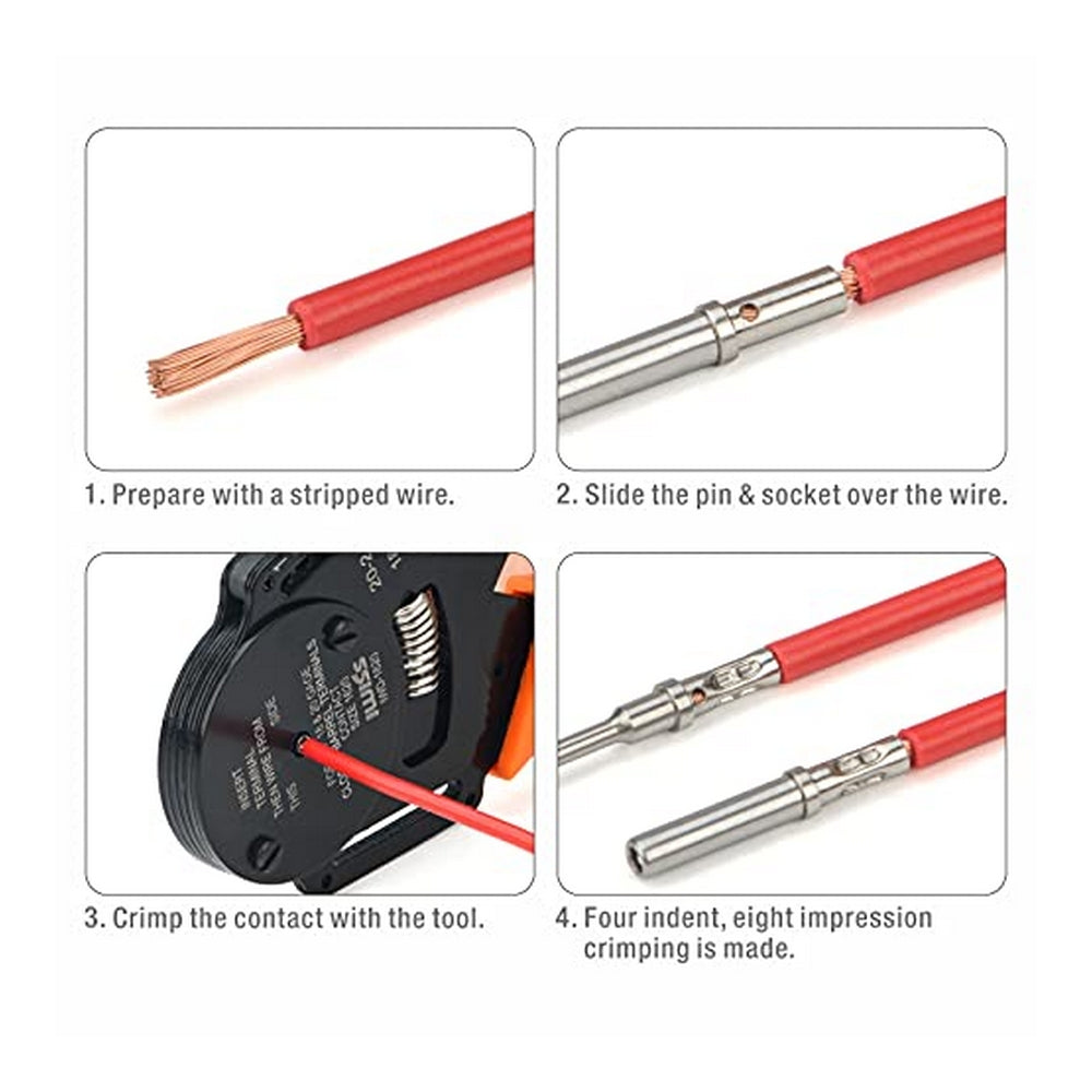 Sub Contact Deutsch DT Crimp Tool for Closed Barrel D-Sub Contacts - Furneaux Riddall