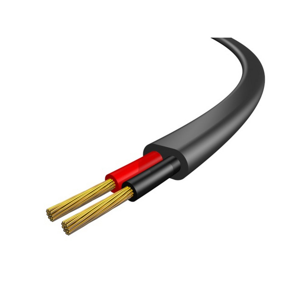 2 Core Flat Thin Wall Cable 0.75mm/18 AWG 14A - Select Reel Size