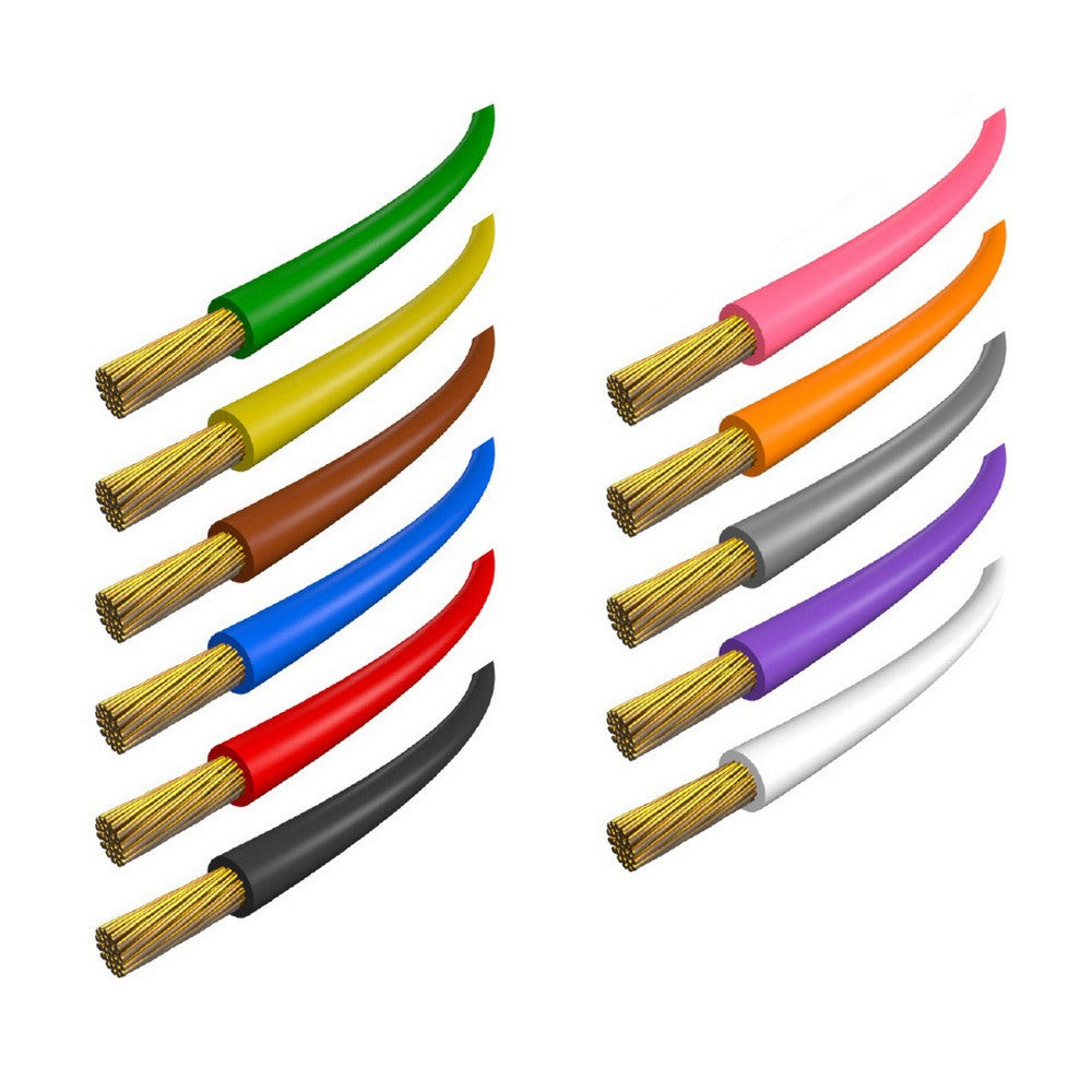 Single Core Thin Wall Cable 2mm/15 AWG 25A - 100m Reel
