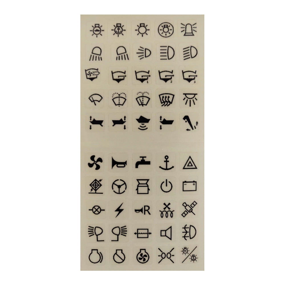 Marine Legend Sheet for 218 Series Rocker Switch