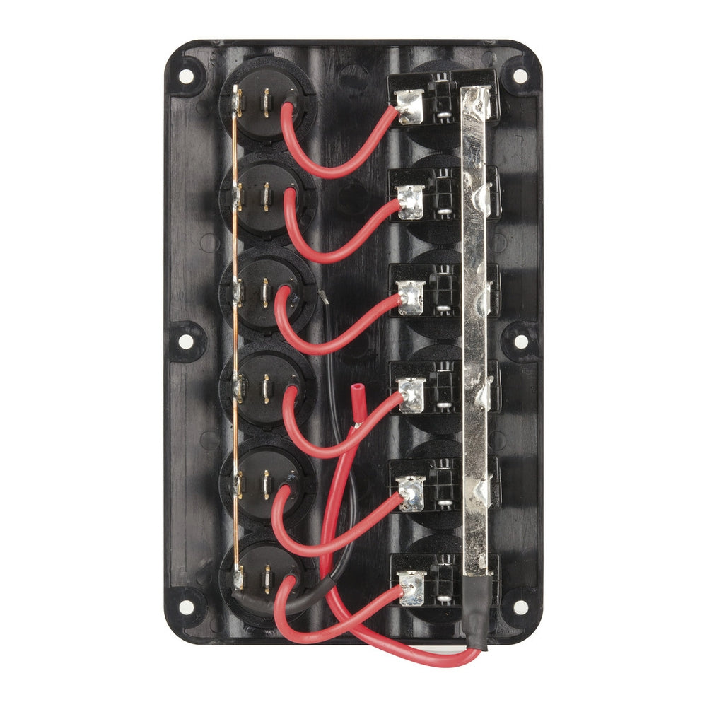 6 Way Switch Panel with Circuit Breakers