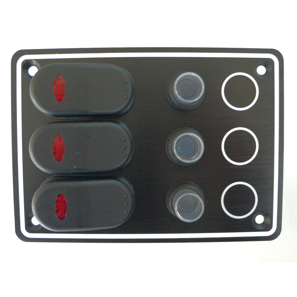 3 Way Waterproof Circuit Breaker Switch Panel