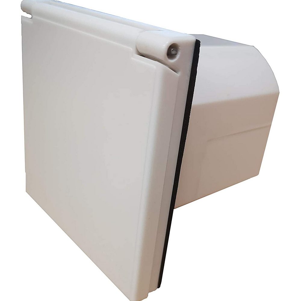 Caravan 16A 240V Flush Mounted Appliance Inlet with Cover