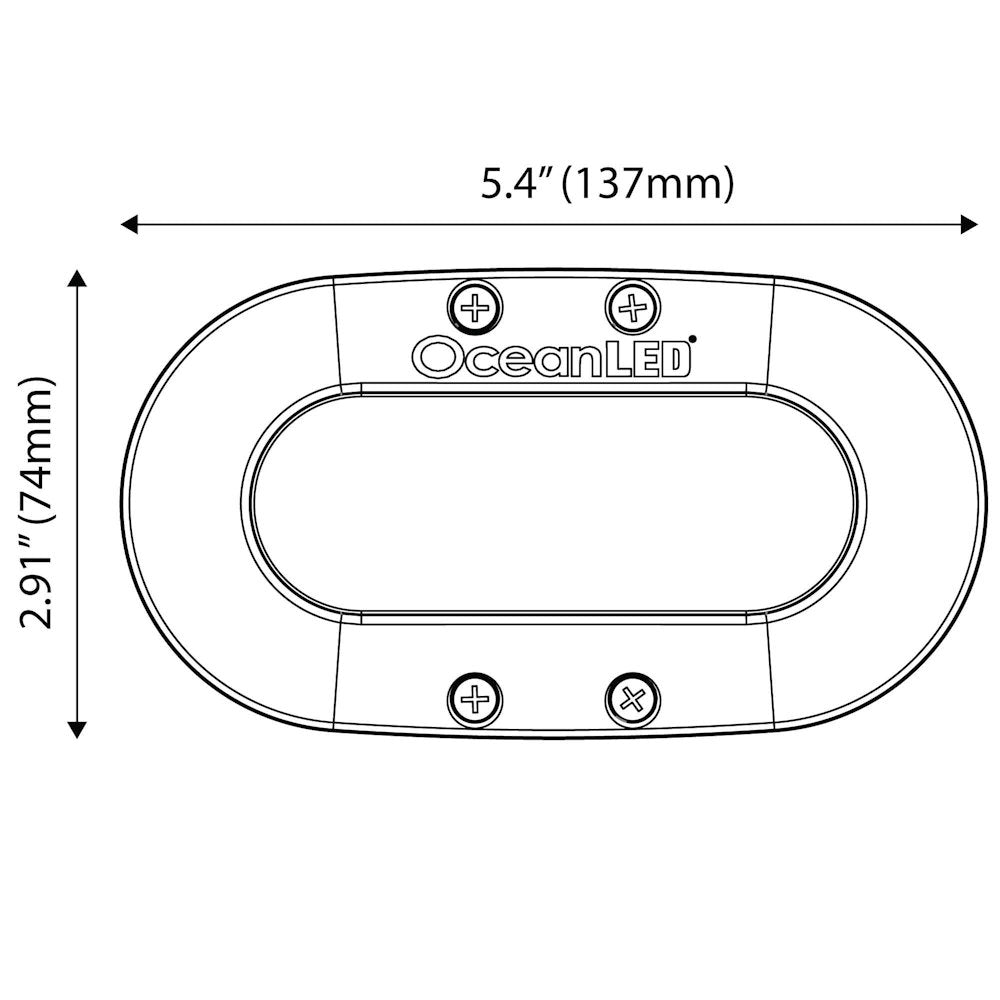 OceanLED Underwater Light - X Series X4 - Midnight Blue