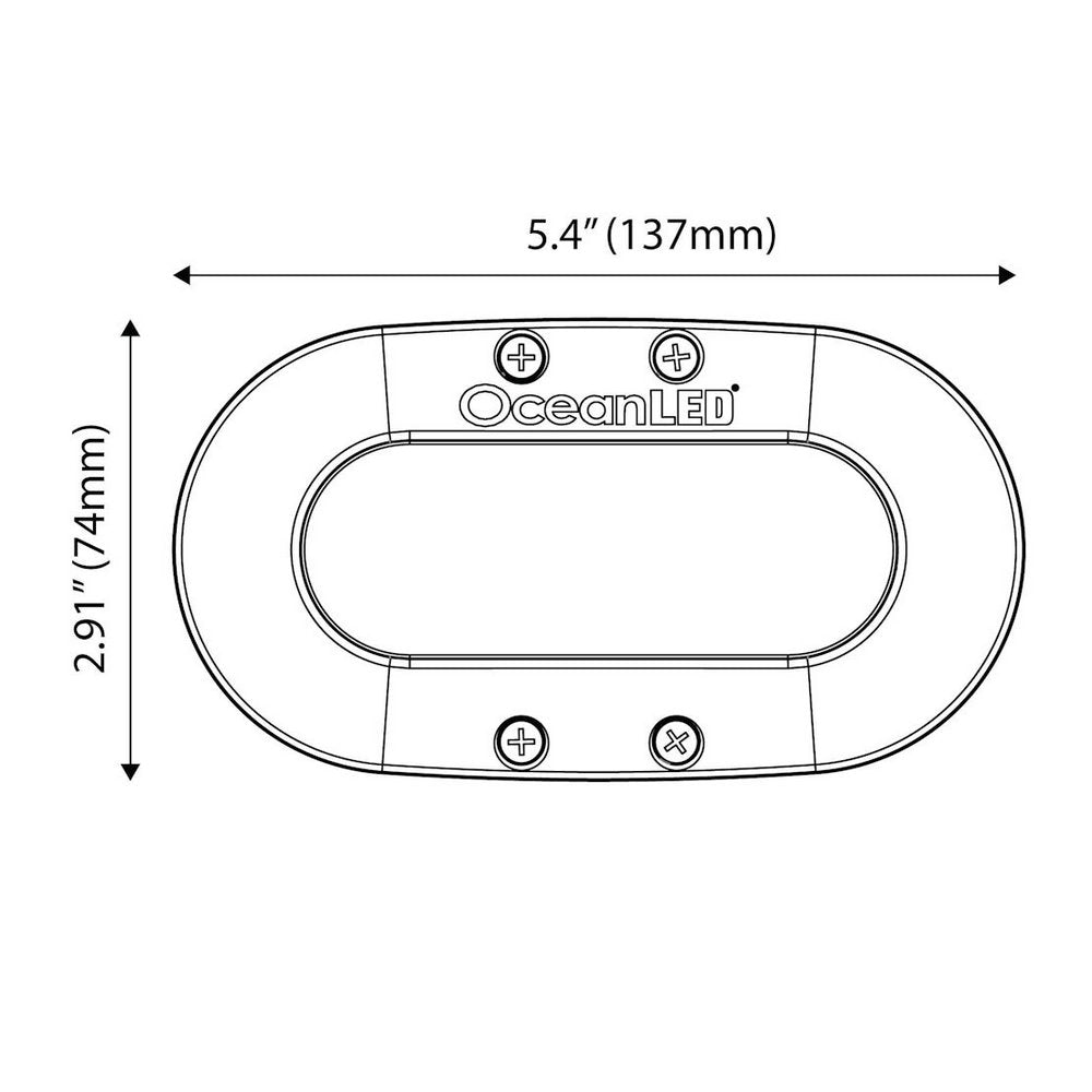OceanLED Underwater Light - X Series X4 - DMX Colours