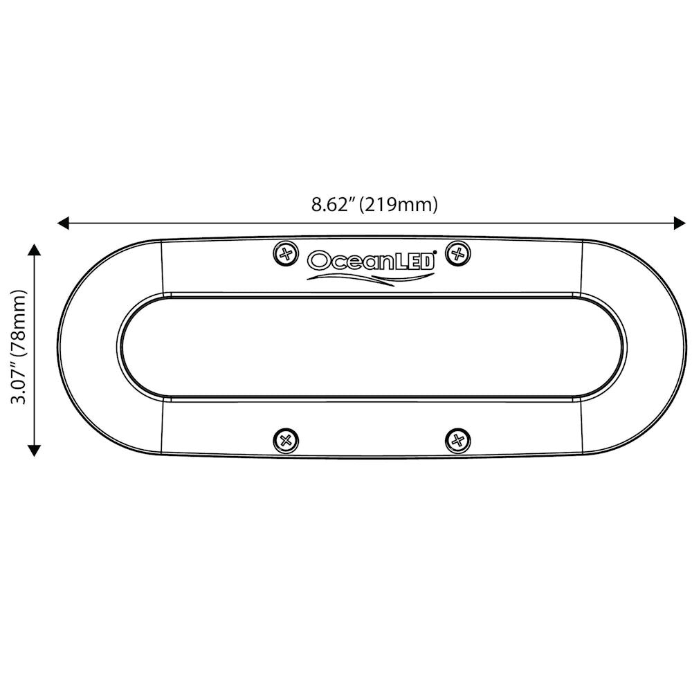 OceanLED Underwater Light - X Series X8 - Midnight Blue
