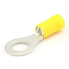 Yellow Insulated 12mm Ring Terminal - Pack of 25