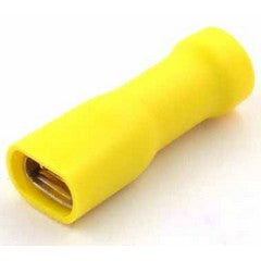 Yellow Fully Insulated 6.3mm Female Spade Terminal - Pack of 50