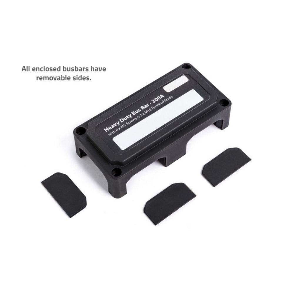 300A Marine Busbar Enclosure (2x10mm Studs & 6x5mm Screws)