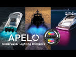 Hella Marine Apelo A1 Blue/White Underwater Light 1800 Lumens (Charcoal Lens)