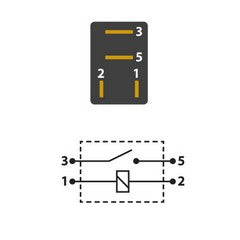 SplitCharge 12V 40A Micro Relay – 4 Pin, Normally Open, Mini – Sealed Base For Car, Van, Marine – MRE13-007