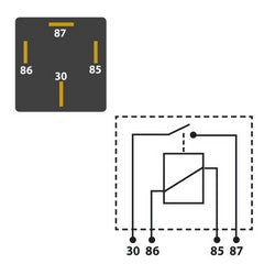 12V 40A 4 Pin Normally Open Mini Relay