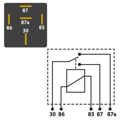 24V 15/20A 5 Pin Change Over Mini Relay