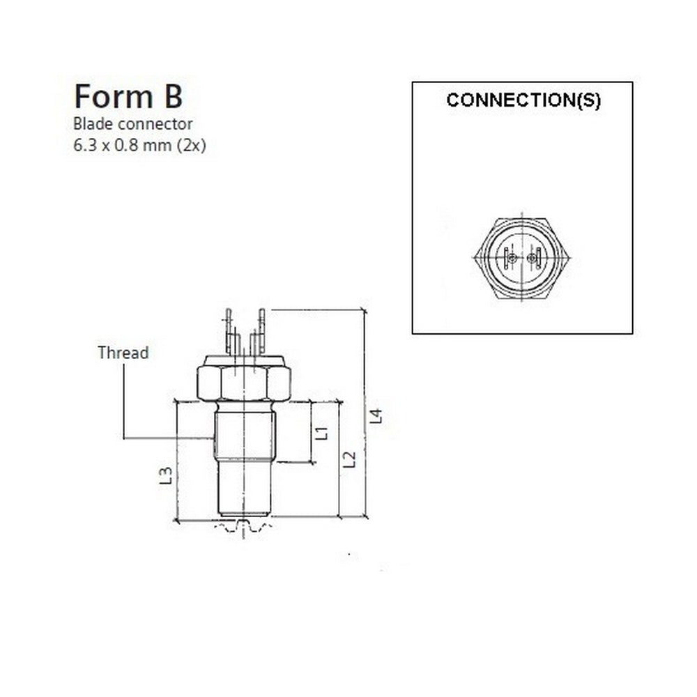 VDO Inductive Tacho - Speed Sender - M18